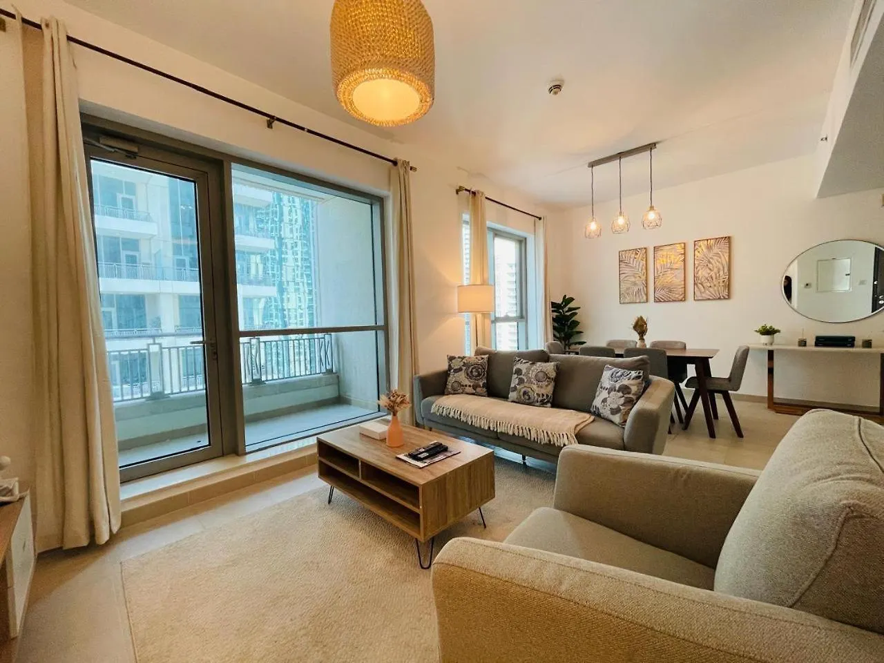 Cozy 2 Bedroom Apartment With Burj Khalifa View In Downtown 迪拜