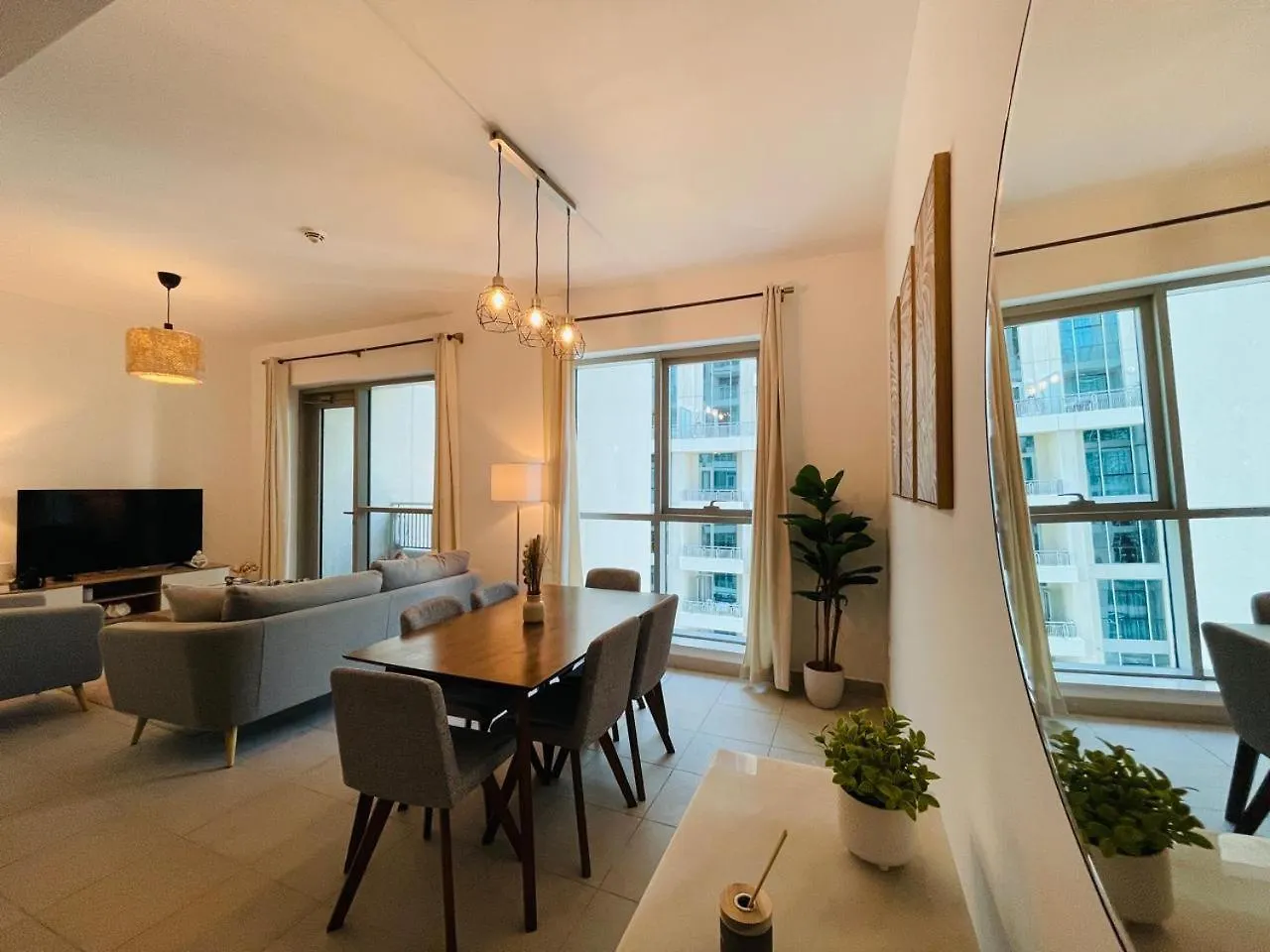 Cozy 2 Bedroom Apartment With Burj Khalifa View In Downtown 迪拜